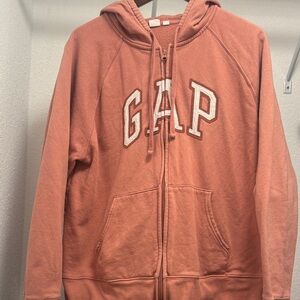 GAP Coral Zip-Up Hoodie